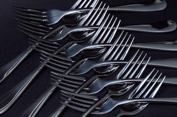 forks closeup