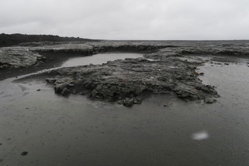 Lavalandschaft auf Island - Mondlandschaft