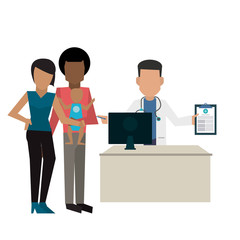 Obraz premium Doctor and patients