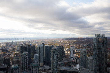 Naklejka na ściany i meble Aerial view of Toronto