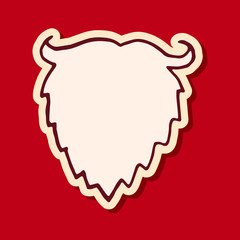 Christmas hand drawn design element