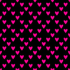 Seamless hearts pattern