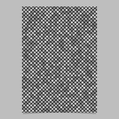 Grey abstract geometrical diagonal rounded square pattern poster background template