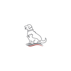 icon illustration with the concept of pet care
