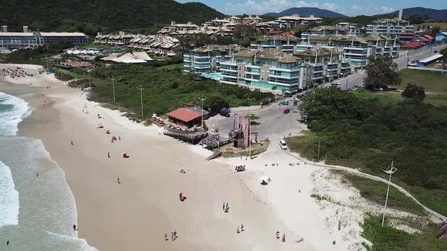FLORIANOPOLIS, SANTA CATARINA ISLAND, BRAZIL - Costao do santinho Beach Florianopolis, Santa Catarina. dez, 2018
