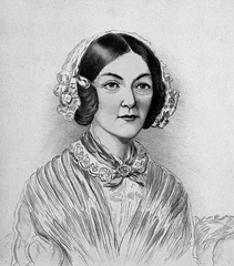 Fotobehang Firenze Portret van Florence Nightingale