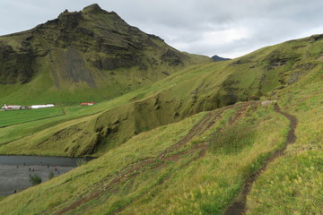 Fototapeta premium Vulkan Eyjafjallajökull auf Island