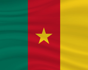 1 January. Cameroon Independence Day background