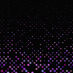 Geometric purple circle pattern background - design with small circles