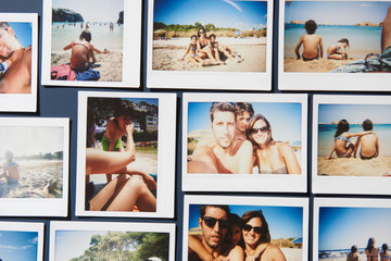 Happy family on resort