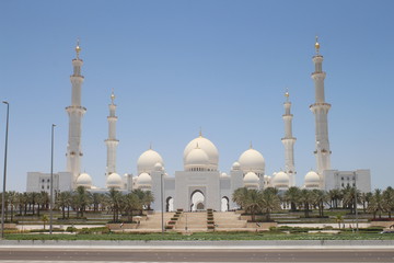 Fototapeta na wymiar Grande Moschea (1) - Abu Dhabi