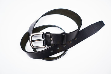 black belt / men's leather belt