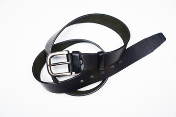 black belt / men's leather belt