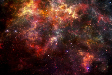 Fototapeta na wymiar Artistic Multicolored Smooth Beautiful Galaxy Background