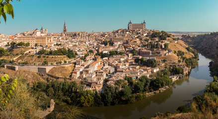 Fototapeta na wymiar Panoramic view of Toledo, Spain