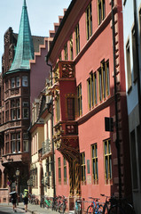 Fototapeta premium Freiburg im Breisgau Altstadt Sparkassengebäude