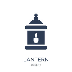 Lantern icon. Trendy flat vector Lantern icon on white background from Desert collection
