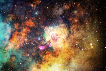 Fototapeta na wymiar Artistic Abstract Multicolored Smooth Galaxy Artwork Background