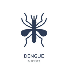 Dengue icon. Dengue filled symbol design from Diseases collection.