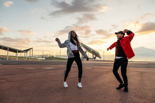 Urban dancers.