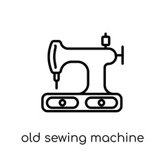 Old sewing machine icon from Sew collection.