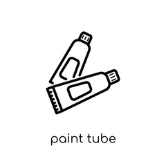 Paint tube icon from collection.