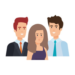 Obraz premium group of people characters