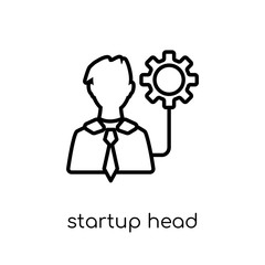 startup Head icon from Startup collection.