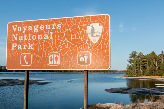 Landscape View Of Voyageurs National Park In Minnesota