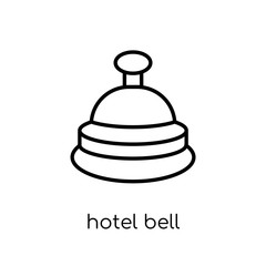 Hotel bell icon from collection.
