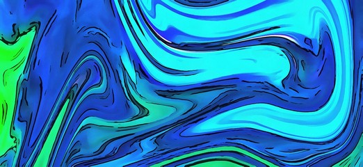 Marbled abstraction painted in oil. Colorful texture background. Multicolored marble wallpaper graphic design. Swirl pattern for creating artworks and prints. Crazy bright colors style. Cartoon draw.