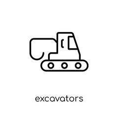 Excavators icon from Transportation collection.