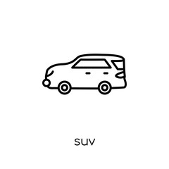Suv icon from collection.