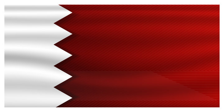 bahrain flag vector