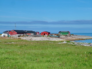 Fototapeta na wymiar Outport Village in Newfoundland