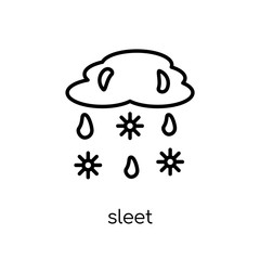Sleet icon from Weather collection.