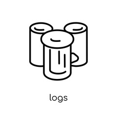 Logs icon from Winter collection.