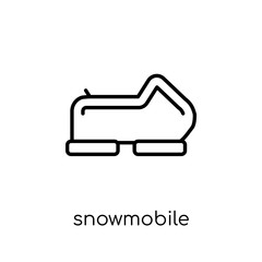 Snowmobile icon from collection.