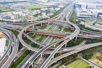 高速道路　空撮
