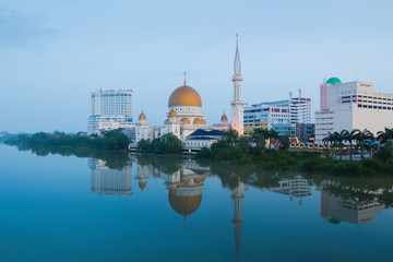 View of Klang city in the morning 