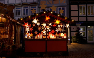 Christmas market  in the historic city of Celle