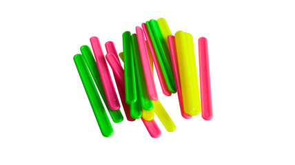 counting sticks are multicolored