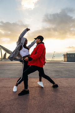 Urban dancers.