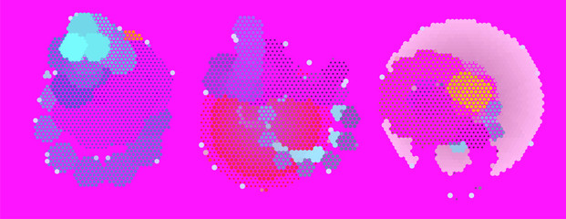 abstract vector background-Dot Graphics 