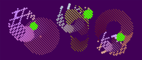 abstract vector background-Dot Graphics 