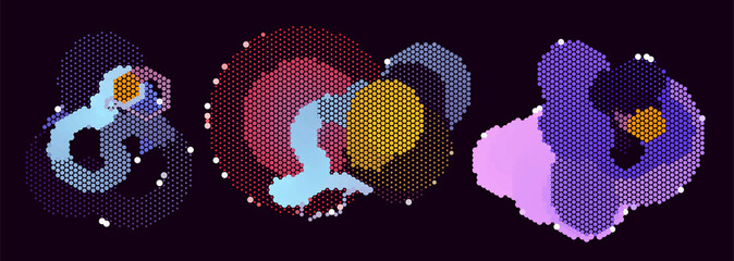 abstract vector background-Dot Graphics 