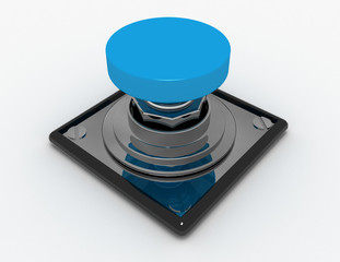 3d button concept. illustration on white background