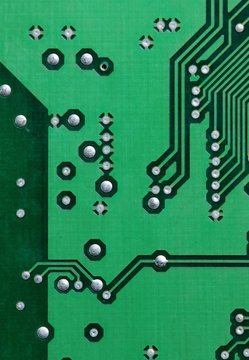Macro of a printed circuit board of a computer