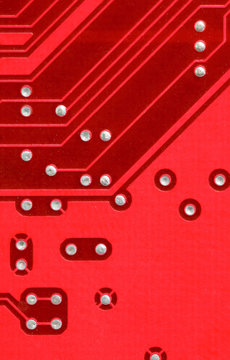 Macro of a printed circuit board of a computer