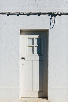 Detail of vintage doors